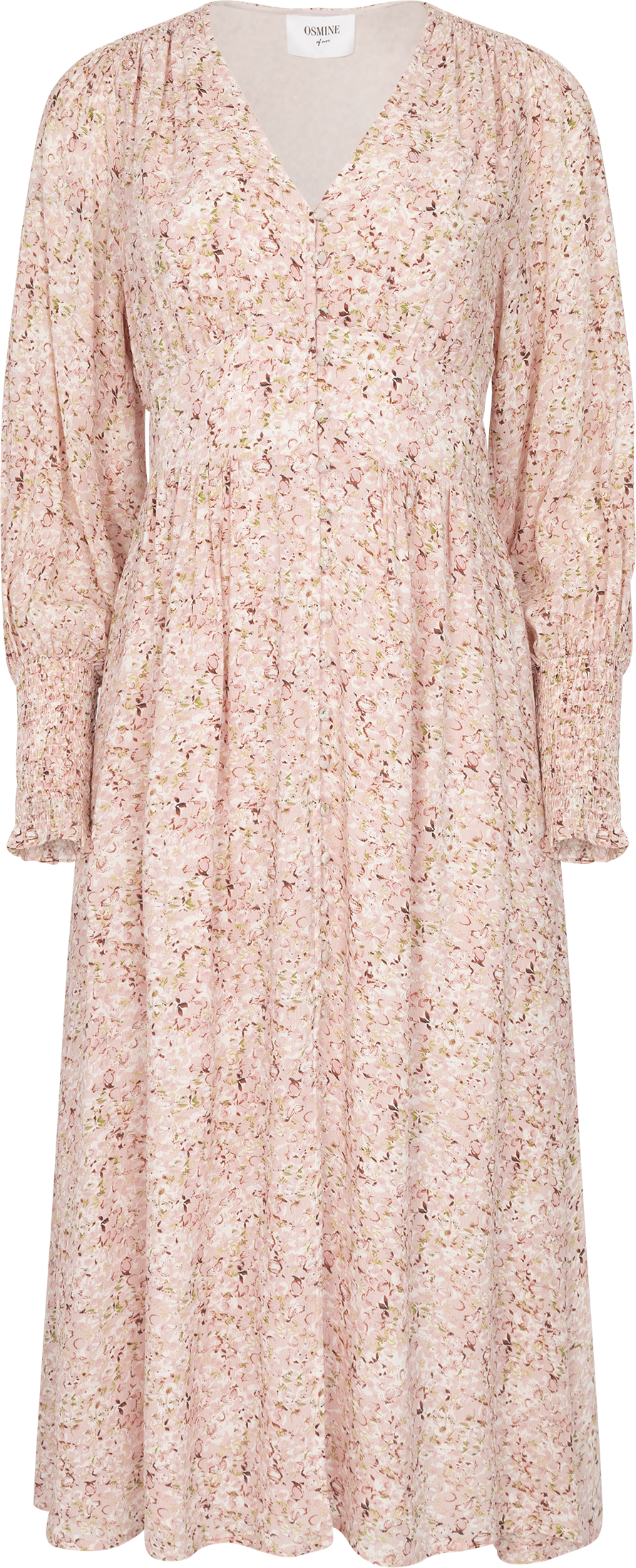 Una Viscose Crepe Dress - Pink