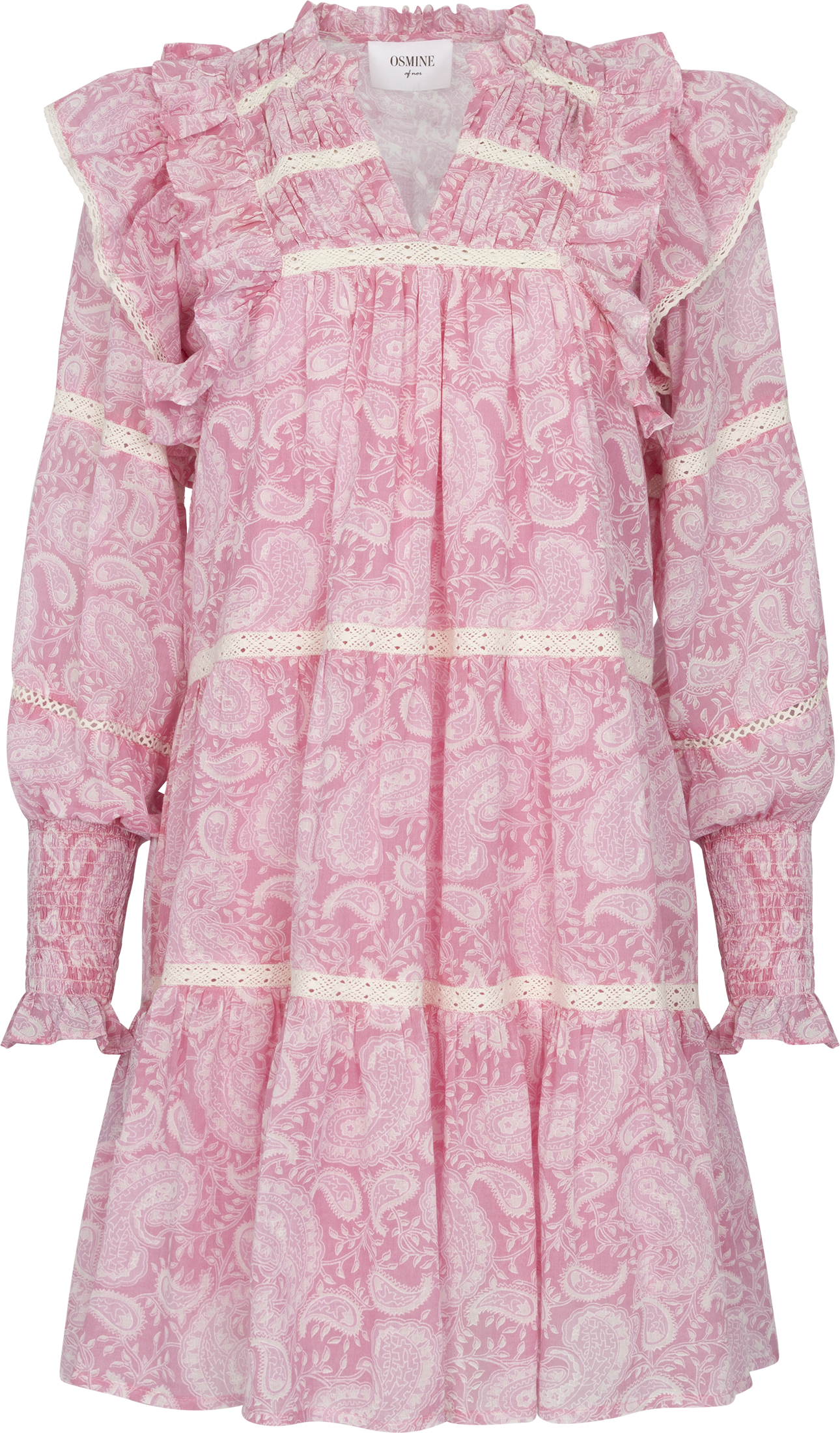 Ellie Paisley Dress - Pink Paisley