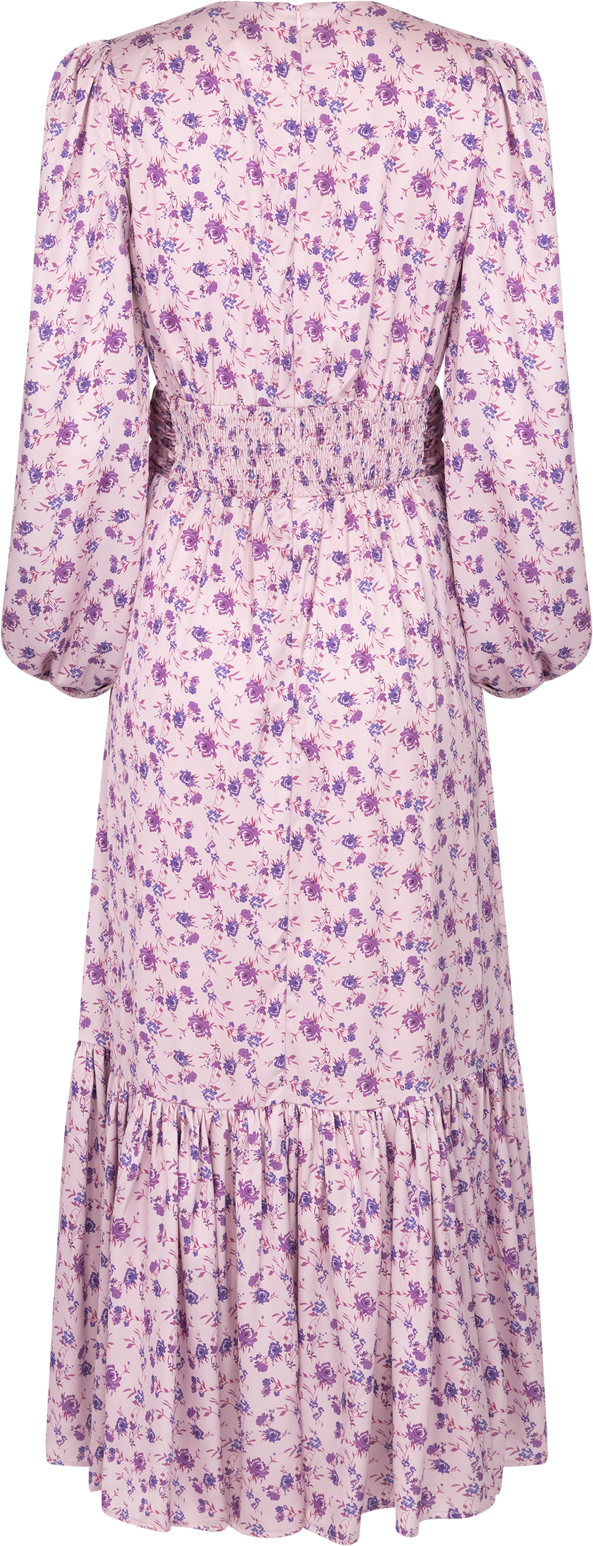 Lana Satin Maxi Dress - Pink Floral
