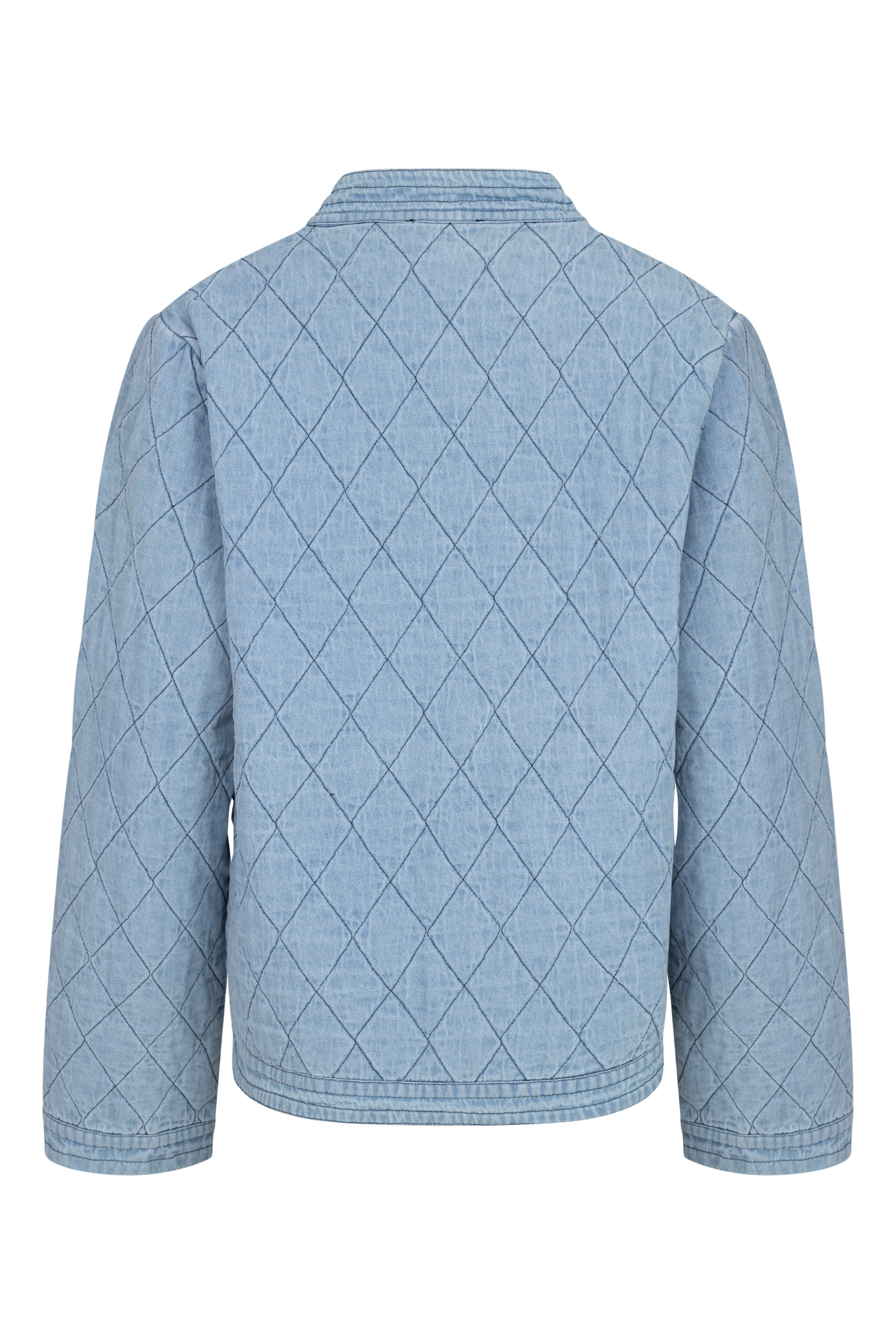 Emma Tieband Quilt Jacket - Blue