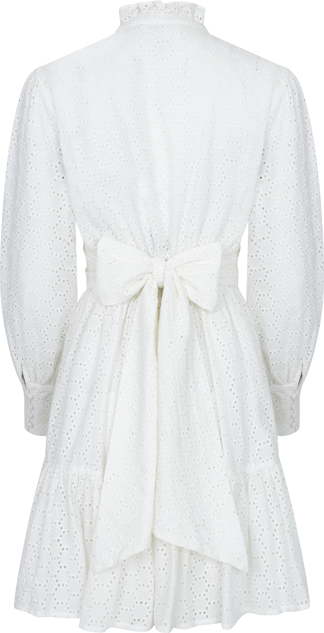 Liv Solid B Anglais Dress - White
