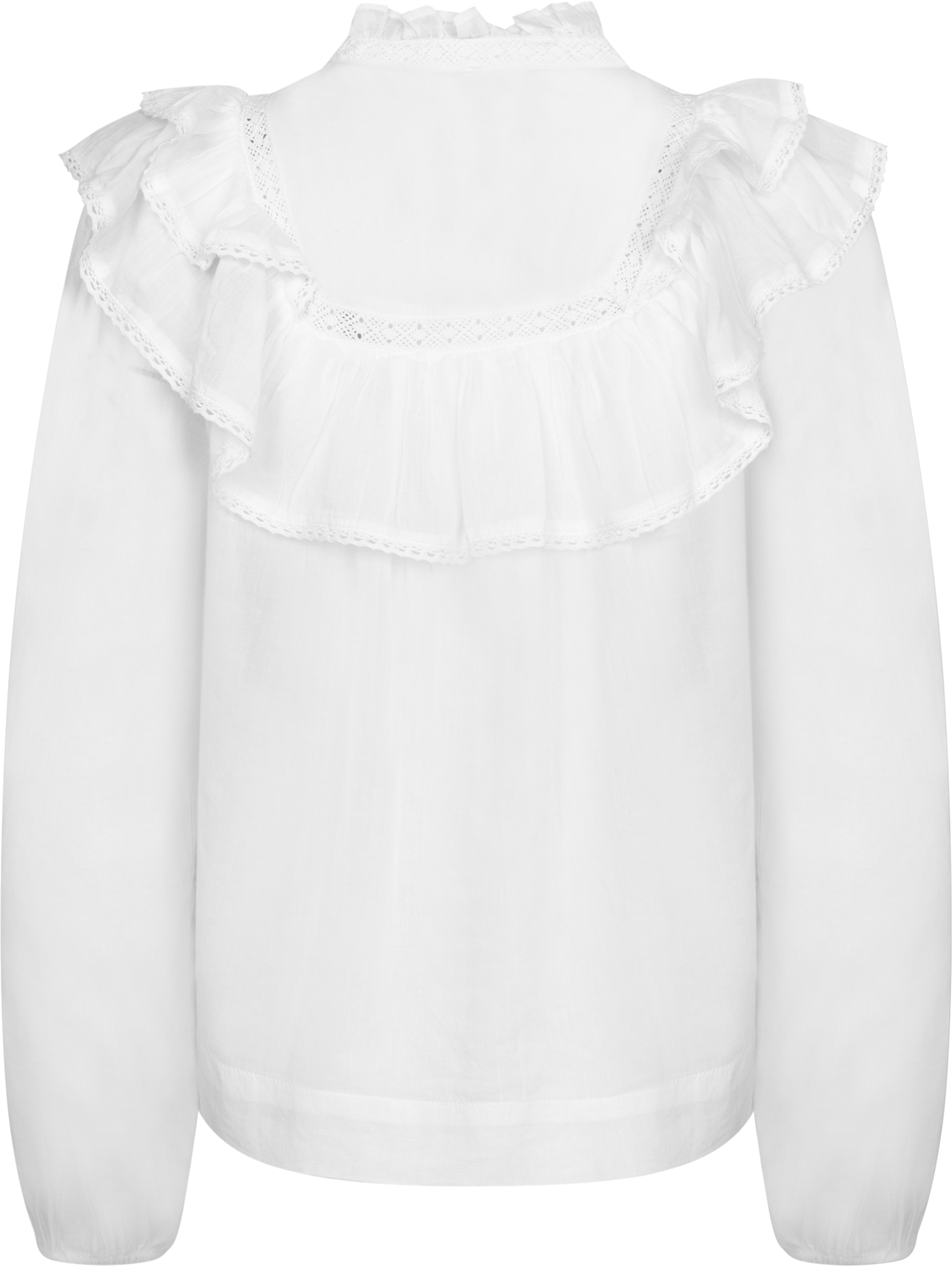 Viva Voile Blouse - White